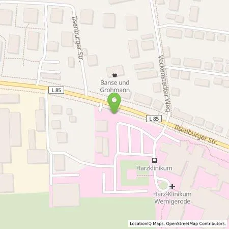 Standortübersicht der Tankstelle Wernigeröder Wohnungsgenossenschaft eG in 38855 Wernigerode