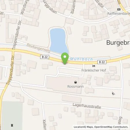 Standortübersicht der Tankstelle EnBW mobility+ AG und Co.KG in 96138 Burgebrach