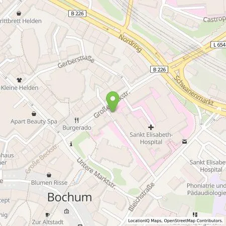 Standortübersicht der Tankstelle Stadtwerke Bochum GmbH in 44787 Bochum