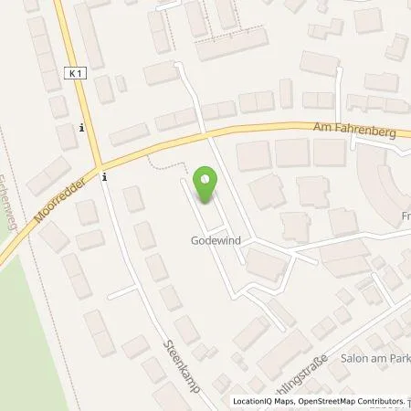 Standortübersicht der Tankstelle Stadtwerke Lübeck Energie GmbH in 23570 Lübeck