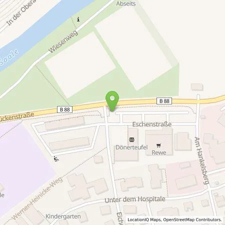 Standortübersicht der Tankstelle Stadtwerke Energie Jena-Pößneck GmbH in 07774 Dornburg-Camburg