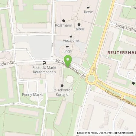 Standortübersicht der Tankstelle Stadtwerke Rostock AG in 18069 Rostock