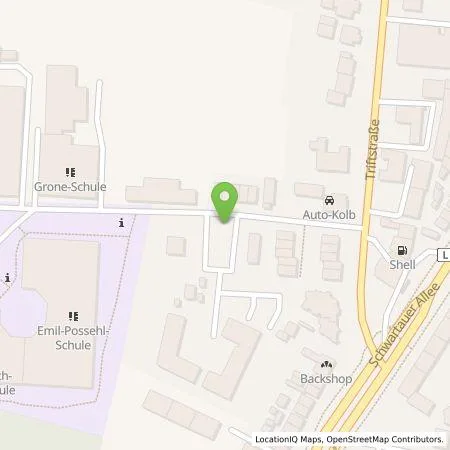 Standortübersicht der Tankstelle Stadtwerke Lübeck Energie GmbH in 23554 Lübeck