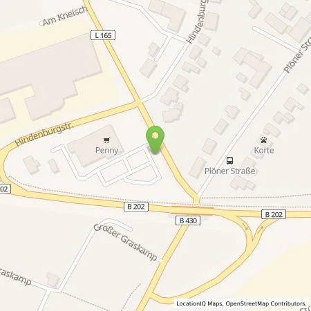 Standortübersicht der Tankstelle EnBW mobility+ AG und Co.KG in 24321 Lütjenburg