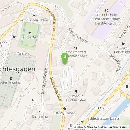 Standortübersicht der Tankstelle Energie Südbayern GmbH in 83471 Berchtesgaden