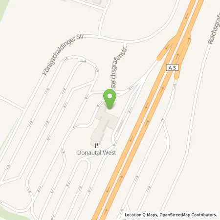 Standortübersicht der Tankstelle IONITY GmbH in 94036 Passau