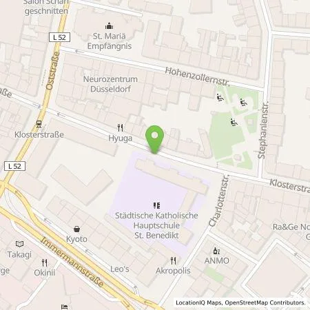 Standortübersicht der Tankstelle Stadtwerke Düsseldorf AG in 40211 Düsseldorf