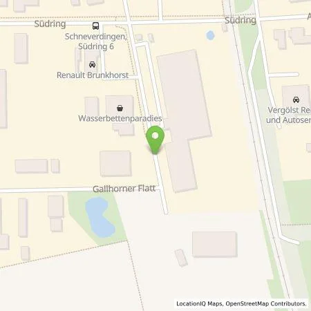 Standortübersicht der Tankstelle advercharge GmbH in 29640 Schneverdingen