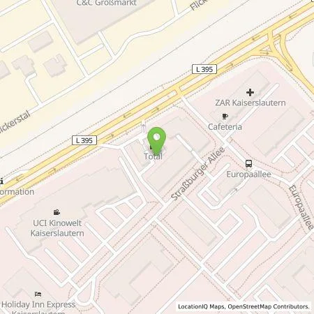 Standortübersicht der Tankstelle eze.network GmbH in 67657 Kaiserslautern