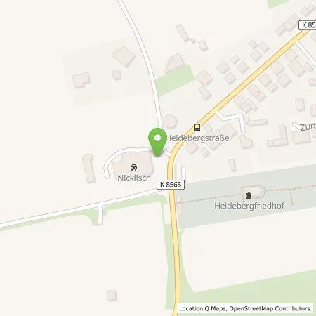 Standortübersicht der Tankstelle Autohaus Nicklisch GmbH in 01587 Riesa