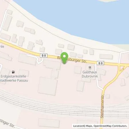 Standortübersicht der Tankstelle SMATRICS GmbH & Co KG in 94036 Passau