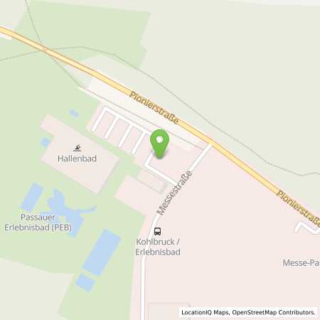 Standortübersicht der Strom (Elektro) Tankstelle: SMATRICS GmbH & Co KG in 94036, Passau