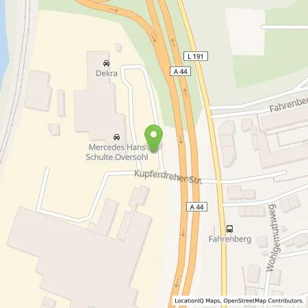 Standortübersicht der Tankstelle E.ON Drive Infrastructure GmbH in 45257 Essen