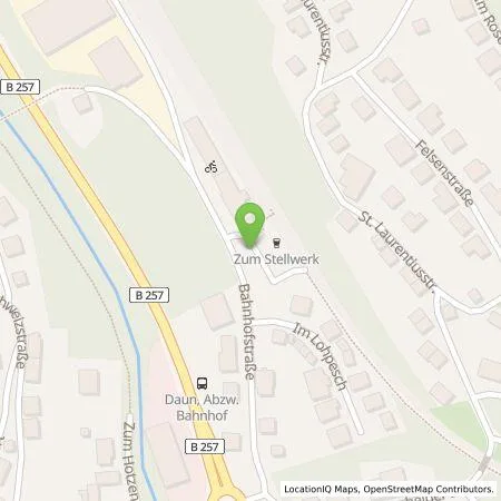 Standortübersicht der Tankstelle E.ON Drive Infrastructure GmbH in 54550 Daun