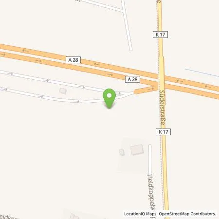 Standortübersicht der Tankstelle E.ON Drive Infrastructure GmbH in 26835 Brinkum