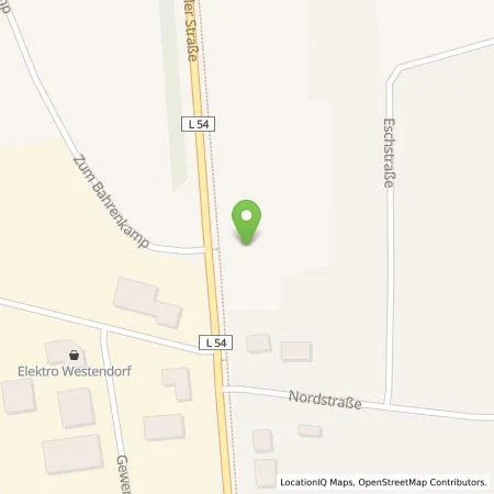 Standortübersicht der Tankstelle E.ON Drive Infrastructure GmbH in 49777 Klein Berßen