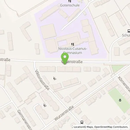 Standortübersicht der Tankstelle eze.network GmbH in 53175 Bonn