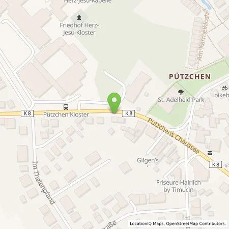 Standortübersicht der Tankstelle eze.network GmbH in 53229 Bonn