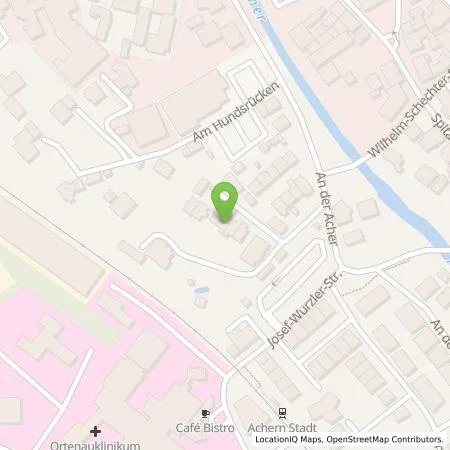 Standortübersicht der Tankstelle Jörg Buchwald in 77855 Achern