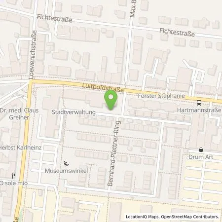 Standortübersicht der Tankstelle EDE - Energiedienst Erlangen GmbH in 91052 Erlangen