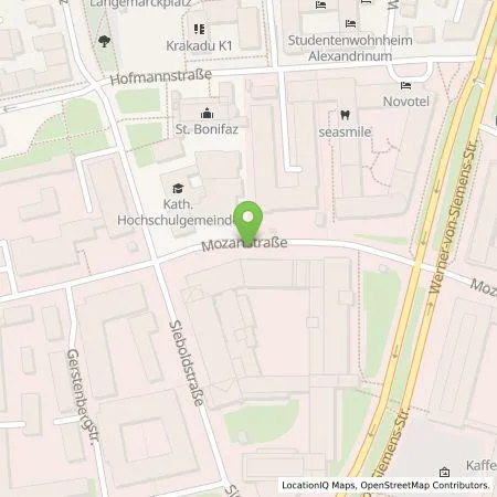 Standortübersicht der Tankstelle EDE - Energiedienst Erlangen GmbH in 91052 Erlangen