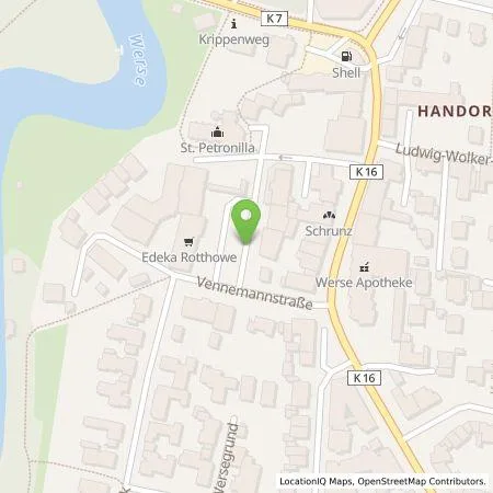 Standortübersicht der Tankstelle Stadtwerke Münster GmbH in 48157 Münster