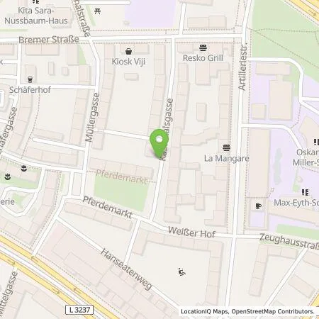 Standortübersicht der Tankstelle Qwello Deutschland GmbH in 34117 Kassel