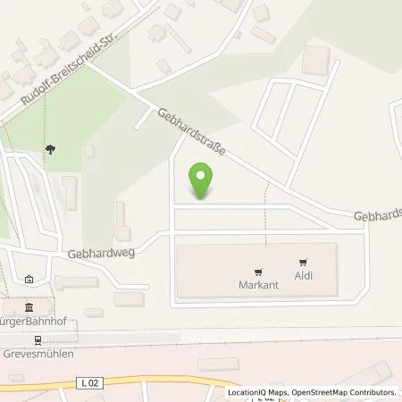 Standortübersicht der Tankstelle E.ON Drive Infrastructure GmbH in 23936 Grevesmühlen