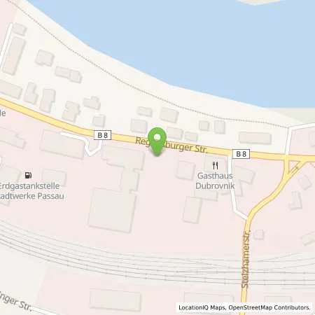 Standortübersicht der Tankstelle Stadtwerke Passau GmbH in 94036 Passau