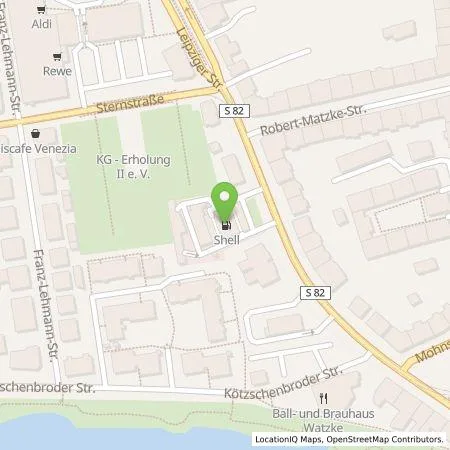 Standortübersicht der Tankstelle Shell Deutschland GmbH in 01127 Dresden