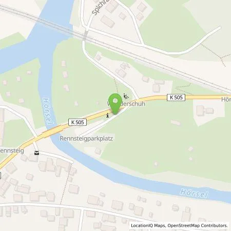 Standortübersicht der Tankstelle Eisenacher Versorgungs-Betriebe GmbH in 99817 Eisenach