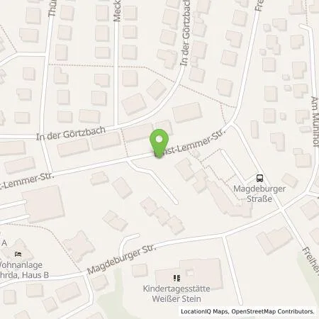 Standortübersicht der Tankstelle Erneuerbare für Marburg-Biedenkopf GmbH & Co. KG in 35041 Marburg