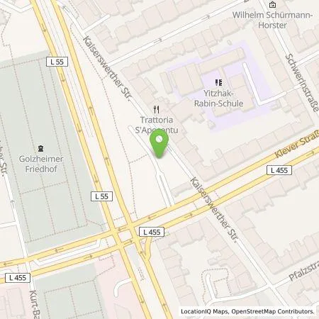 Standortübersicht der Tankstelle Stadtwerke Düsseldorf AG in 40477 Düsseldorf