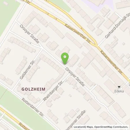 Standortübersicht der Tankstelle Stadtwerke Düsseldorf AG in 40474 Düsseldorf