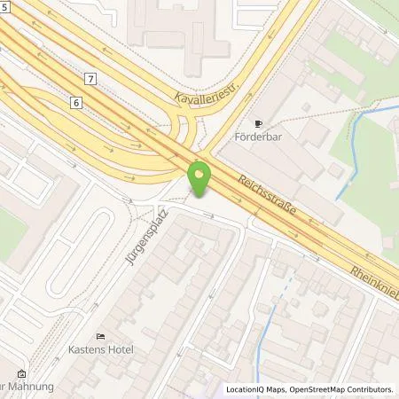 Standortübersicht der Tankstelle Stadtwerke Düsseldorf AG in 40217 Düsseldorf