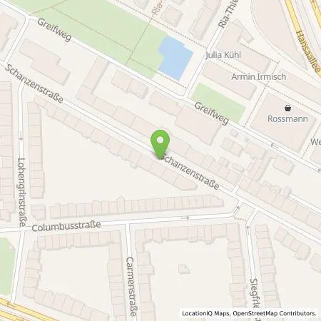 Standortübersicht der Tankstelle Stadtwerke Düsseldorf AG in 40549 Düsseldorf