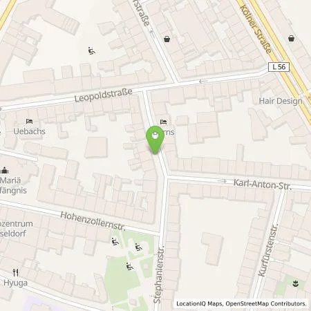 Standortübersicht der Tankstelle Stadtwerke Düsseldorf AG in 40211 Düsseldorf