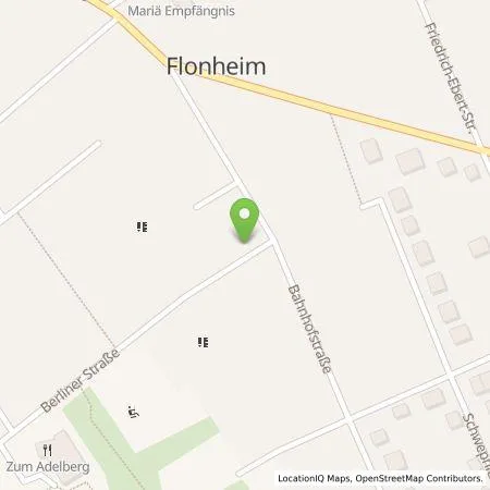 Standortübersicht der Tankstelle SOLIX ENERGIE aus Bürgerhand Rheinhessen eG in 55237 Flonheim