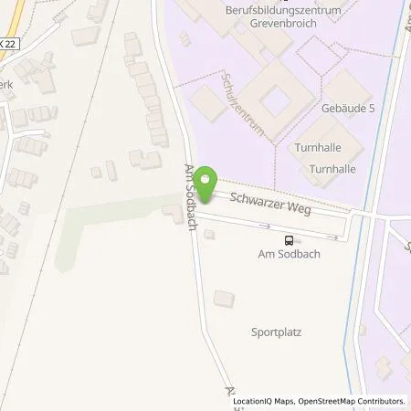 Standortübersicht der Tankstelle NEW Niederrhein Energie und Wasser GmbH in 41515 Grevenbroich