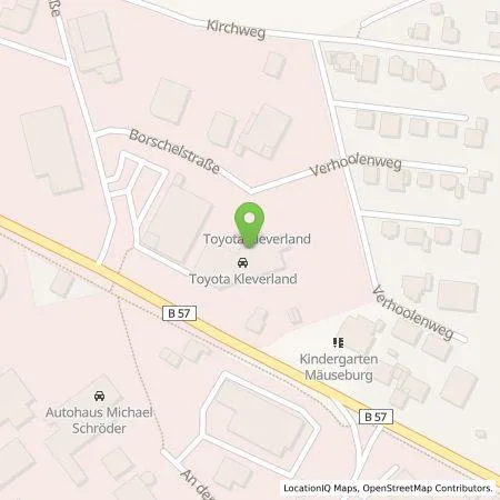 Standortübersicht der Tankstelle Fisser & Scheers GmbH & Co. KG in 47551 Bedburg-Hau
