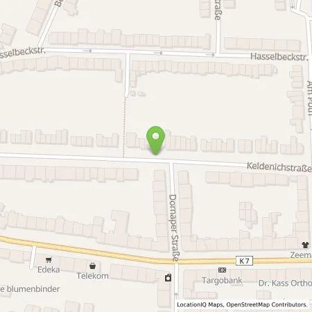 Standortübersicht der Tankstelle ubitricity Gesellschaft für verteilte Energiesysteme mbH in 40625 Düsseldorf