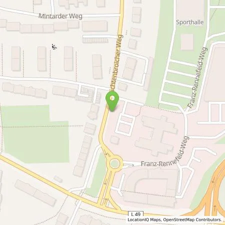 Standortübersicht der Tankstelle ubitricity Gesellschaft für verteilte Energiesysteme mbH in 40472 Düsseldorf