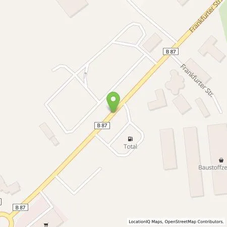 Standortübersicht der Tankstelle EWE Go GmbH in 04916 Herzberg