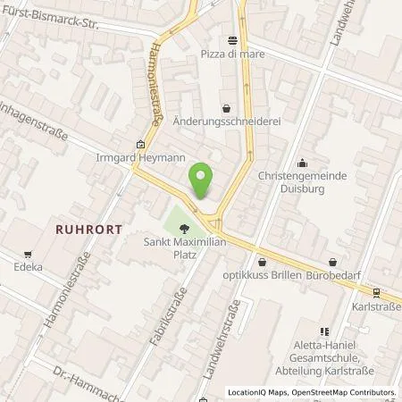 Standortübersicht der Tankstelle Stadtwerke Duisburg AG in 47119 Duisburg