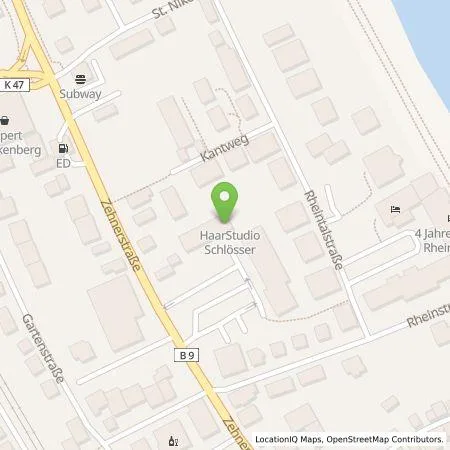 Standortübersicht der Tankstelle Dennis Kehl in 53498 Bad Breisig