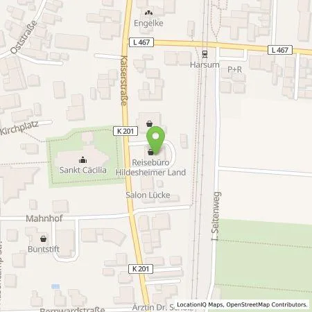 Standortübersicht der Tankstelle EnergieZukunft Hildesheim GmbH in 31177 Harsum