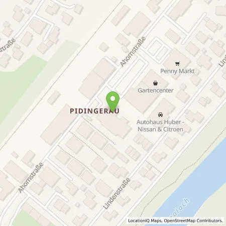 Standortübersicht der Tankstelle Energie Südbayern GmbH in 83451 Piding