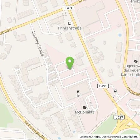 Standortübersicht der Tankstelle Lidl Dienstleistung GmbH & Co. KG in 47475 Kamp-Lintfort