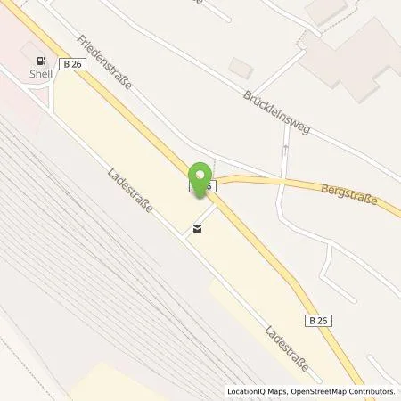 Standortübersicht der Tankstelle Lidl Dienstleistung GmbH & Co. KG in 97737 Gemünden a. Main