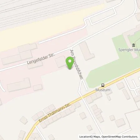 Standortübersicht der Tankstelle Sangerhäuser Erneuerbare Energie Service Gesellschaft mbH in 06526 Sangerhausen